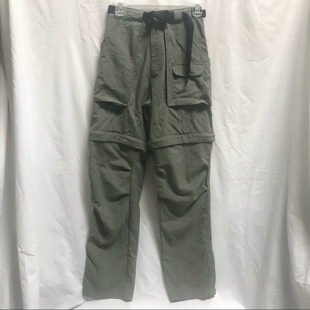 Convertible Olive Cargo Fishing Pants / Shorts